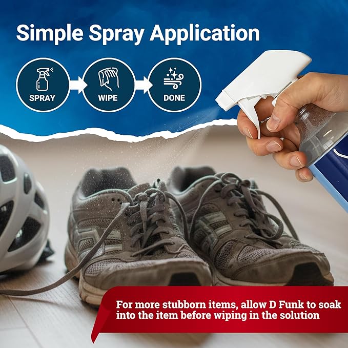 Ardent D Funk Odor Eliminator for Strong Odor, 16 oz. Bottle, Spray to Remove Smells and Odors, Pet Supplies, Sport Shoes and Equipment, Coolers, Made in USA