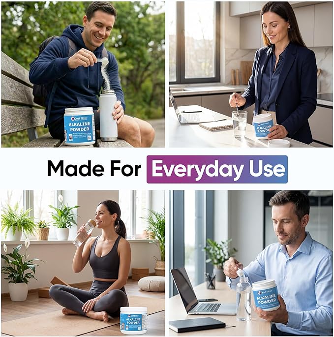 Sodium Bicarbonate Powder Supports pH Balance - Potassium Bicarbonate Slow Release Formula for Better Absorption - Bicarb Potassium Powder Helps Reduce Body Acid - Bicarbonato De Sodio Supplement
