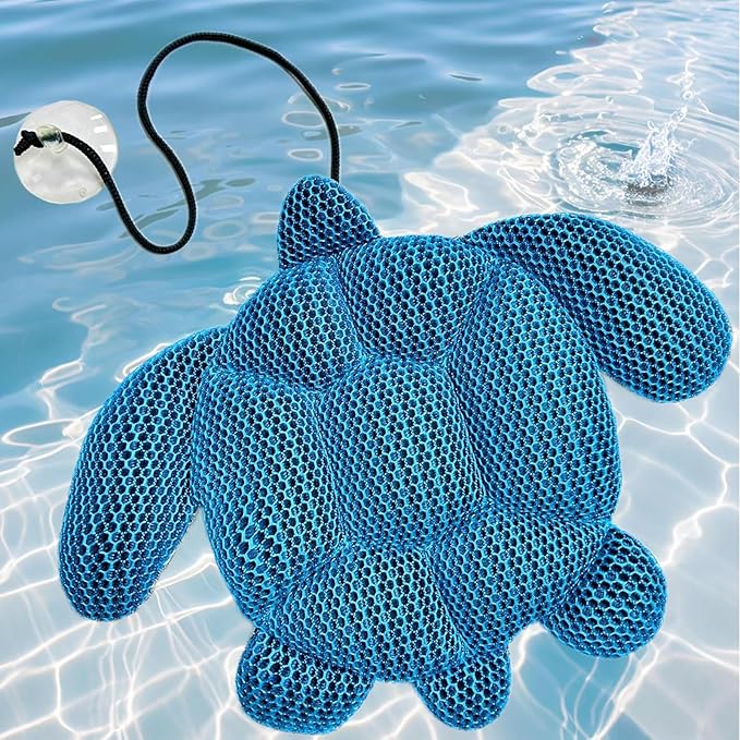 Banax Turtle Hot Tub Scum Absorber - 3D Honeycomb Hot Tub Sponge for Oil, Residues & Foam Removal, Reusable Floating Oil Absorber, Compatible with All Jacuzzi/Pool Types