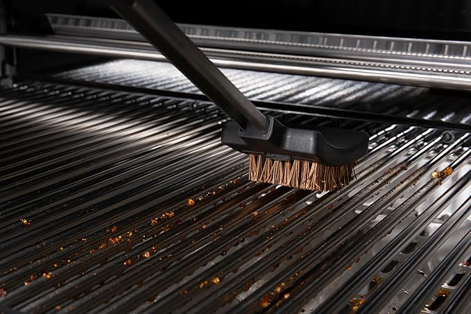Broil King 64038 Baron Palmyra Bristle Grill Brush, Stainless Steel and Black
