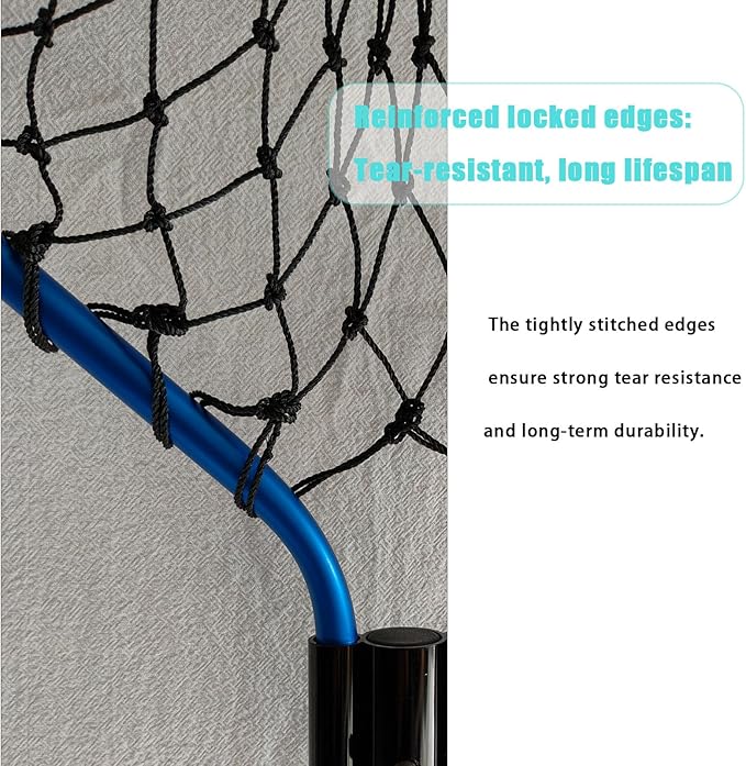 Large Fishing Net with Handle High Strength Landing Net Long Telescoping Rubber Fish Net Extendable Dip Net for Fishing Ideal for River Angling Pier Boat
