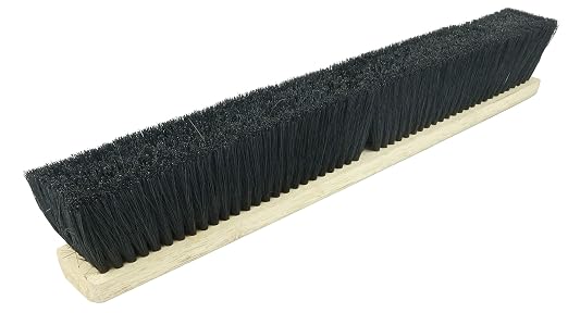 Weiler 42008 Tampico Fiber Medium Sweep Floor Brush, 2-1/2" Handle Width, 24" Overall Length, Natural