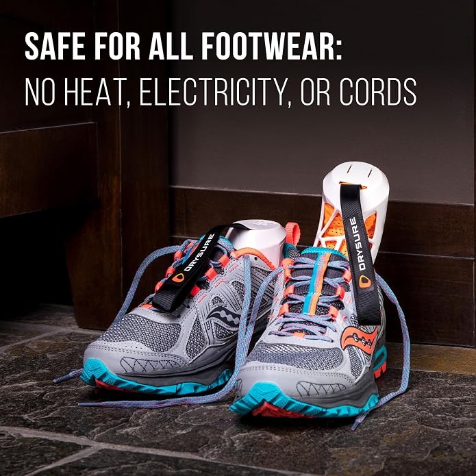 Active Non-Electric Shoe Dryer, Reusable Silica Sneaker & Athletic Shoe Dryer, No Heat, Portable
