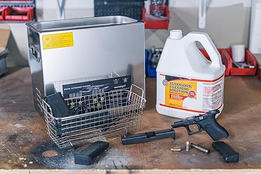 Ultrasonic Gun Cleaner Solution for Gun Parts Cleaning, Concentrate (Gallon((128 Ounces))