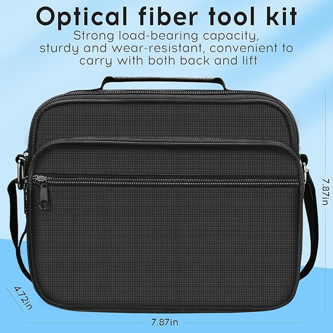 14 in 1 Fiber Optic Cleaning Tool kit with 400x Optical Microscope SC LC MPO Cleaner Pen and 2.5mm 1.25mm MTP Cleaning Box with Replace core