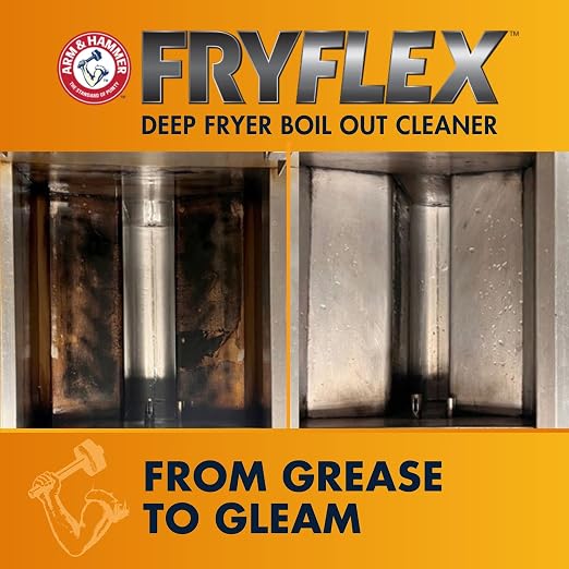 Arm & Hammer Fryflex Deep Fryer Boil Out Cleaner (25 lb.) Bulk Box w/Scoop