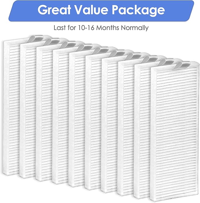 (10 Pieces) HEPA Filter Compatible with Lefant M210B M213S M210S M210 M213, OKP Life K2 K3 K3A K4 K5, Replacement Parts Vacuum Filters (NOT FOR M210 PRO)