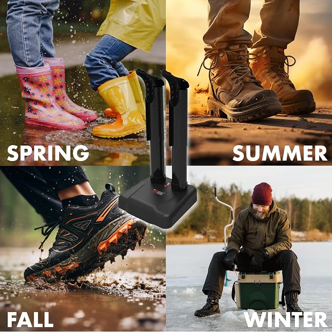 NINAMAR Shoe Scraper + Silent Boot Dryer Bundle