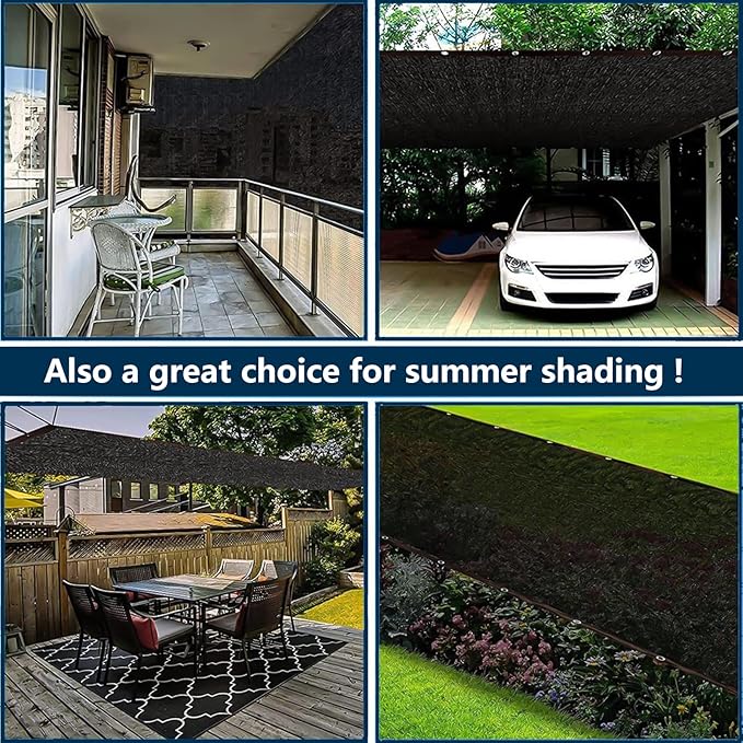 Pool Leaf Net Cover，Rectangle Pool Covers for Inground Pools, Cuttable Protective Fine Mesh with Extra 3m-10m Rope for Easy Setup(Size:6m*6m)