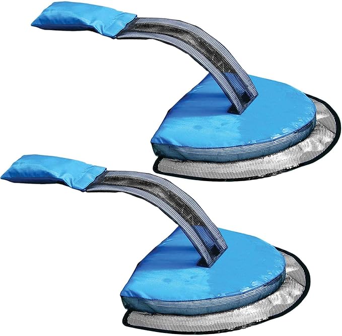 SWIMLINE HYDROTOOLS Frog Log - Small Animal Saving Escape Ramp for Pools & Spas - Heavy Duty Material Pool Critter Escape Ramp - Reduces Maintenance - 2-Pack, Blue
