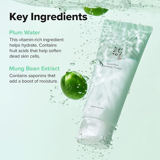 Beauty of Joseon Green Plum Refreshing Cleanser Gel Type Deep Pore Cleansing, Face Wash, For All Skin Types, Korean Skincare 200ml, 6.76 fl.oz