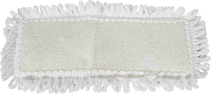 Harper Live.Love.Clean. Bamboo 2-in-1 Smooth Surface Wet/Dry Dust Mop with (2) Washable Wraparound Pads for Cleaning Dust, Pet Hair & Fine Dry Dirt