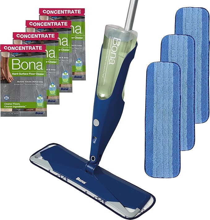 Bona Premium Spray Mop with Bona Multi-Surface Floor Cleaner with Bona Premium Spray Mop with Bona Multi-Surface Floor Cleaner with Bona® Multi-Surface Floor Cleaner Concentrate