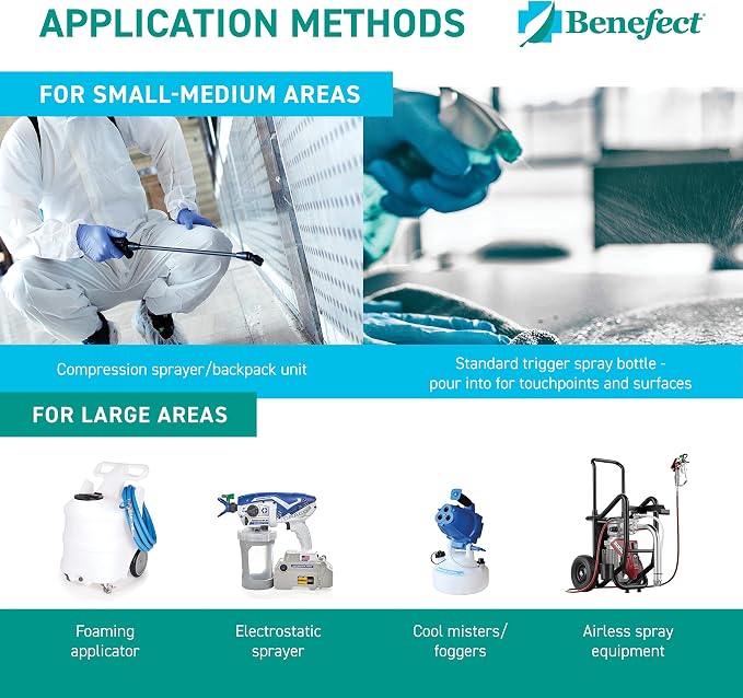 Benefect Botanical Decon 30 Disinfectant Cleaner - All Natural Formula for Effective Cleaning Power - Ideal for Restoration Jobs & Water Damage - 20476 - 1 Gallon