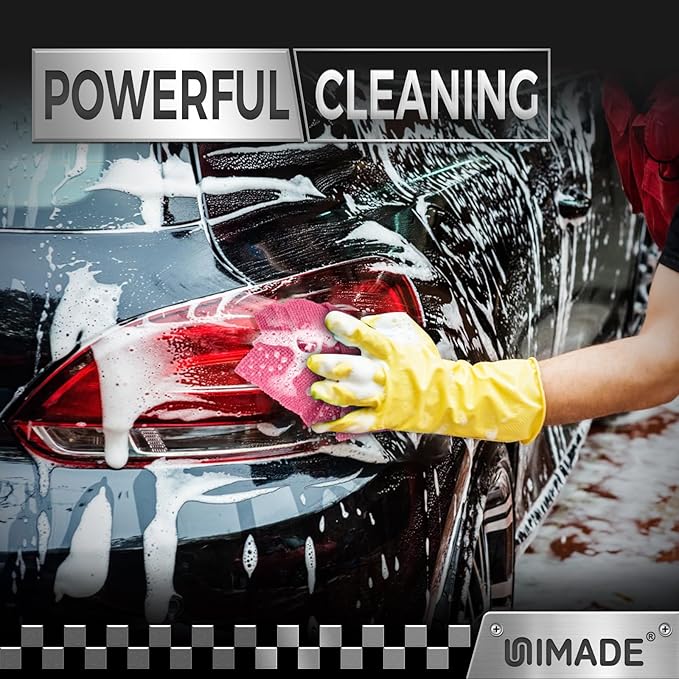 UNIMADE Microfiber Cleaning Cloth, 200PK Reusable Shop Rags Bulk Microfiber Cleansing Cloth Lint Free Cleaning-Towel for Car Kitchen Automotive Bar Mechanic Restaurant Garage,11.5"x11.5",Multicolor