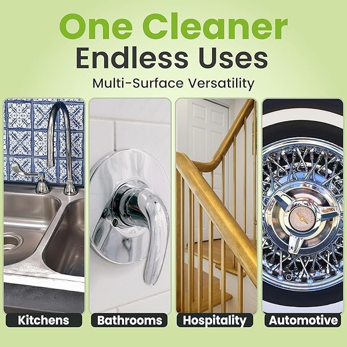 Kreemo Multi-Surface Cream Cleaner – Cuts Grease, Scuff Marks & Hard Water Stains, Leaves Bright Lustrous Finish, Safe for Stainless Steel, Brass, Porcelain & Ceramic (Pack of 1)