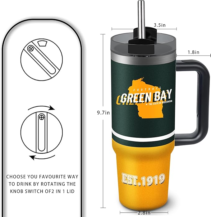 Tumbler 30oz Straight Skinny Portable Handle Car Cups With Anti slip Sleeve Straw Dust Cover, Sports Travel, Stainless Steel Insulated Gifts for Men Women Fans