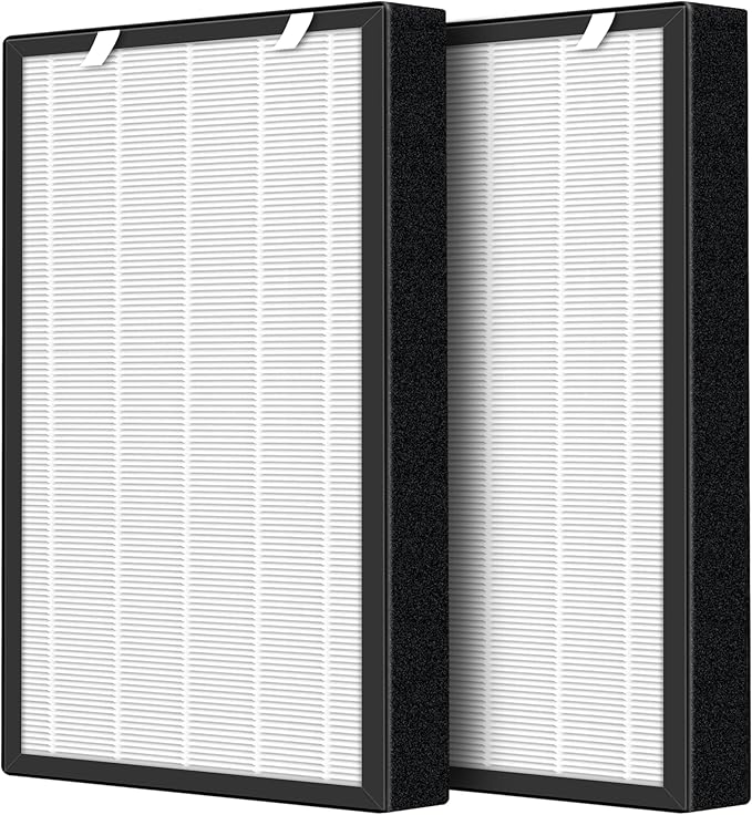 APPLIANCEMATES HSP003 Replacement Filter for Hathaspace HSP003 Dual Filtration Air Purifier, 2 Pack
