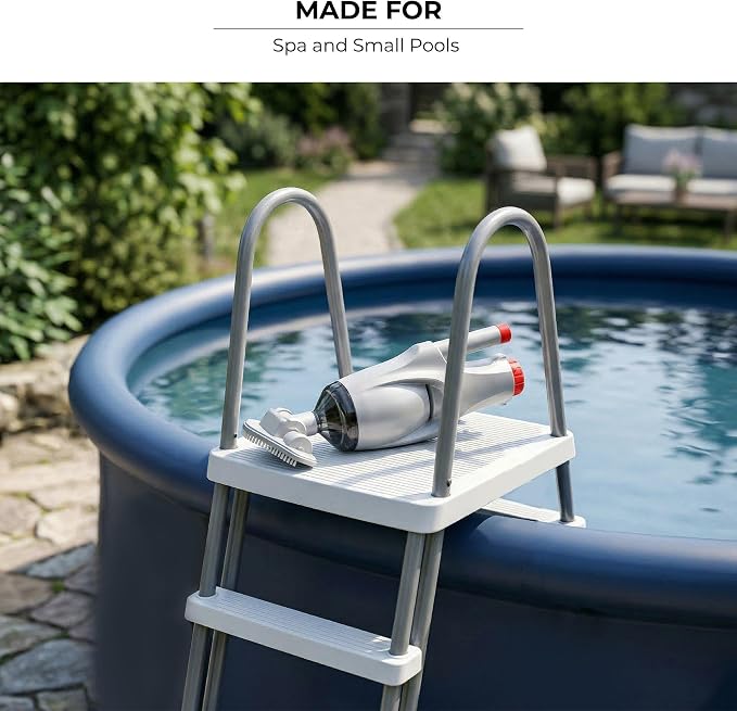 VOLTERA 05 Cordless Handheld Pool Vacuum – Rechargeable Spa & Small Pool Cleaner for Quick Debris Removal, Lightweight Spot Cleaning for Hot Tubs, Steps, Corners & Tight Spaces