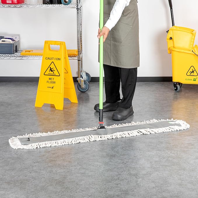 Restaurantware-MOP HEAD ONLY: Clean Tek Professional 48 x 5 Inch Dry Mop Head, 1 For Dusting - Frame Sold Separately, Disposable, Cotton, For Home And Commercial Use