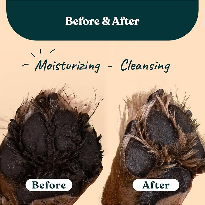 Gentle Creatures Magic Foam Paw Cleaner Bundle – Waterless Scrubber with Silicone Brush + Refill | Fragrance-Free, Sulfate-Free, Safe for Dogs & Cats