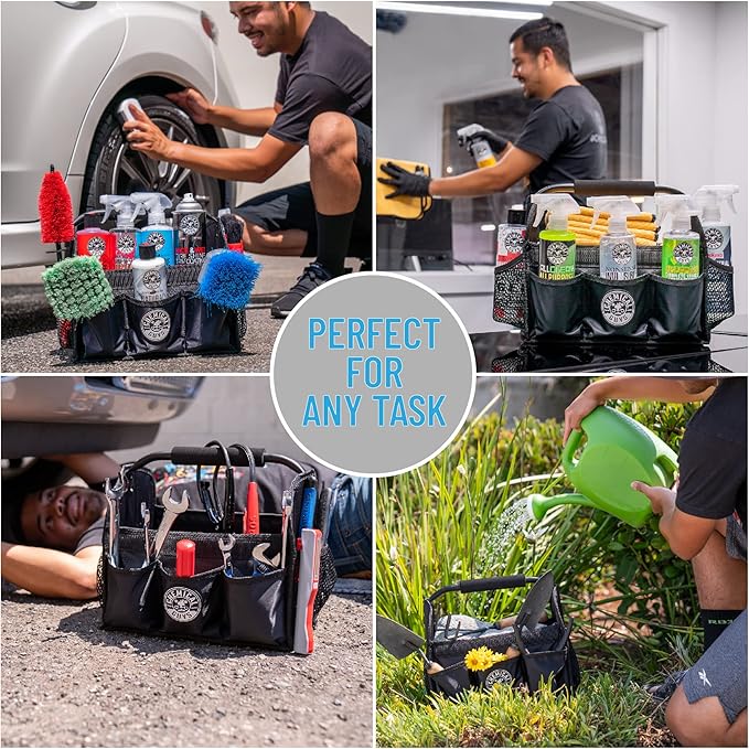 Chemical Guys CWS20316C6 Foaming Citrus Fabric Clean Carpet & Upholstery Carpet Cleaning & Stain Removing Kit with Caddy (6 Piece Kit featuring Lightning Fast Stain Extractor SPI_191_16)