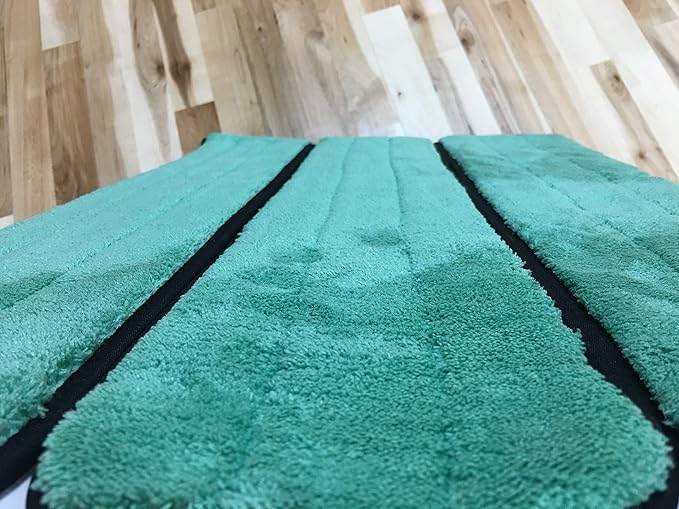 20"x6" Cut Pile Microfiber Sweat Mop Pads (1)