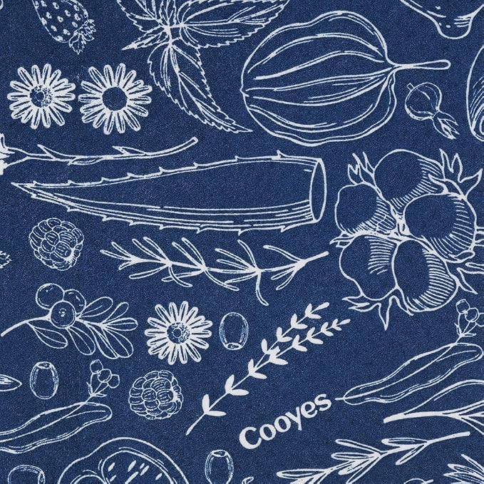 Cooyes Fridge Bin Liners, 12 Pack Refrigerator Liners with Non-Slip Particles, Drawer Mats for Kitchen Cabinets, Breathable Cloth Material, Washable, Keep Produce Fresh Longer