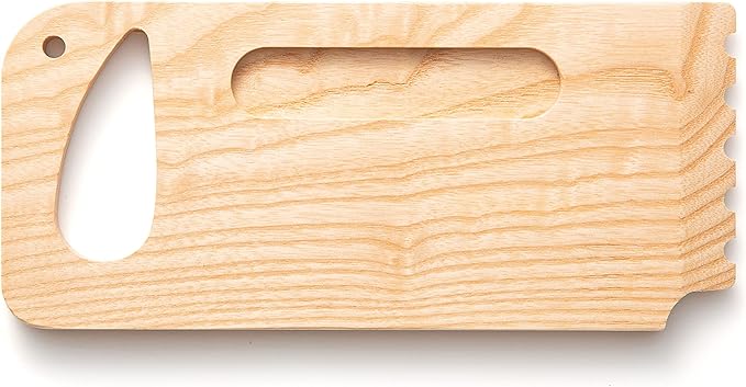 Outset Grill Cleaning, Wood Grill Scraper, 10" Bamboo BBQ Cleaner