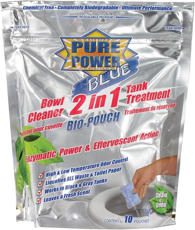 Valterra V23020 Blue Pure Power 2-in-1 Drop Ins, (Pack of 10)