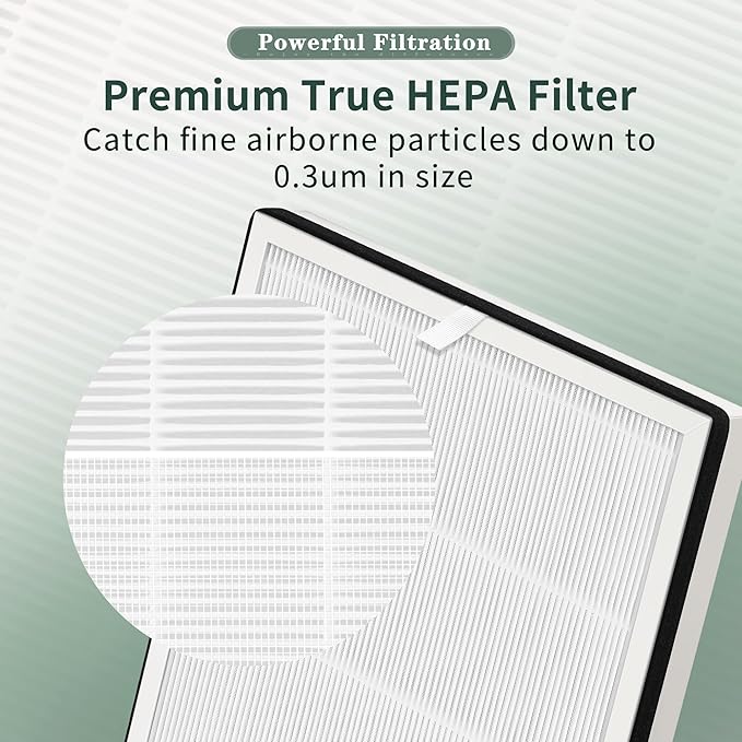 Europa Air Filter Compatible with Afloia Europa Air Puri-Fier, 3-in-1 H13 True HEPA Filter Suitable for Europa Air Puri-Fier Filter Replacement, 2-Pack for B0CLRSB5J7 B0CHW3V387