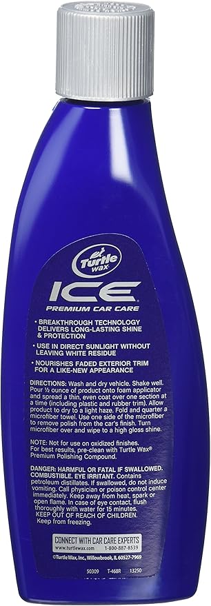 Turtle Wax T-468R ICE Liquid Wax - 14 oz., White