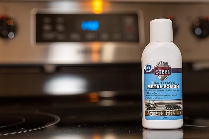 CLEAN MY STEEL Stainless Steel Metal Polish 4oz