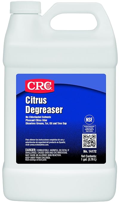 CRC Citrus Degreaser, 1 Gal, (Pack of 4), 14172CS