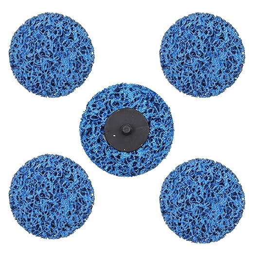 kimllier 5Pcs 3 Inch Quick Change Easy Strip Discs Stripping Wheel R Type Rust Cleaning Wheel Fit for Angle Grinders Grind Rust Strips Paint Cleans Welds