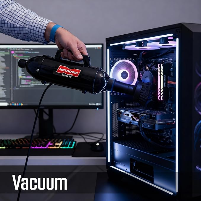 METROVAC Electric DataVac Pro Series | Model MDV-1BA | Computer Vacuum | Blower |Cleaner | Duster | Made in The USA