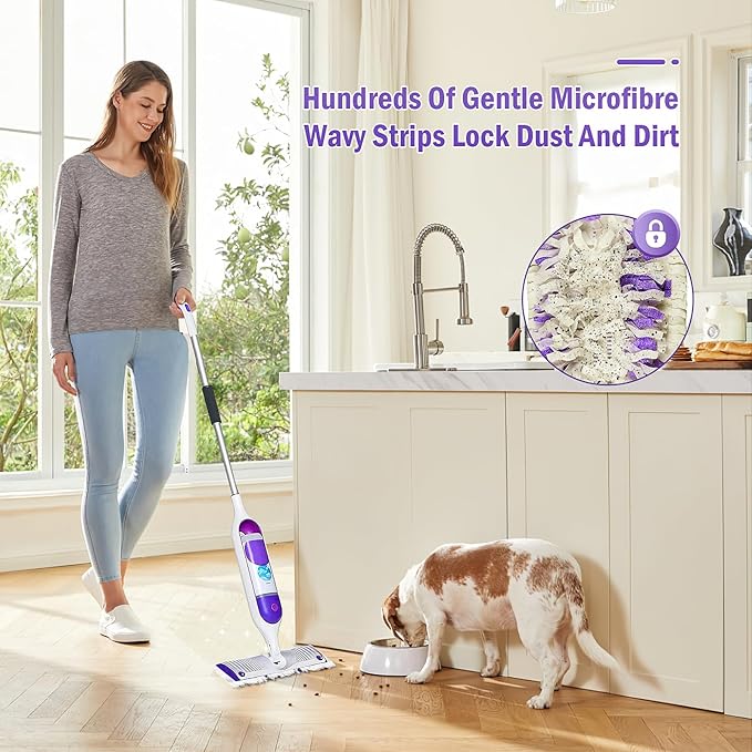 40 Pack Disposable Refill Pads for Power Mop™ Multi-Surface and for PowerMop™ Wood Mop, Repalcement Spray Mopping Pads for All Safe Floors
