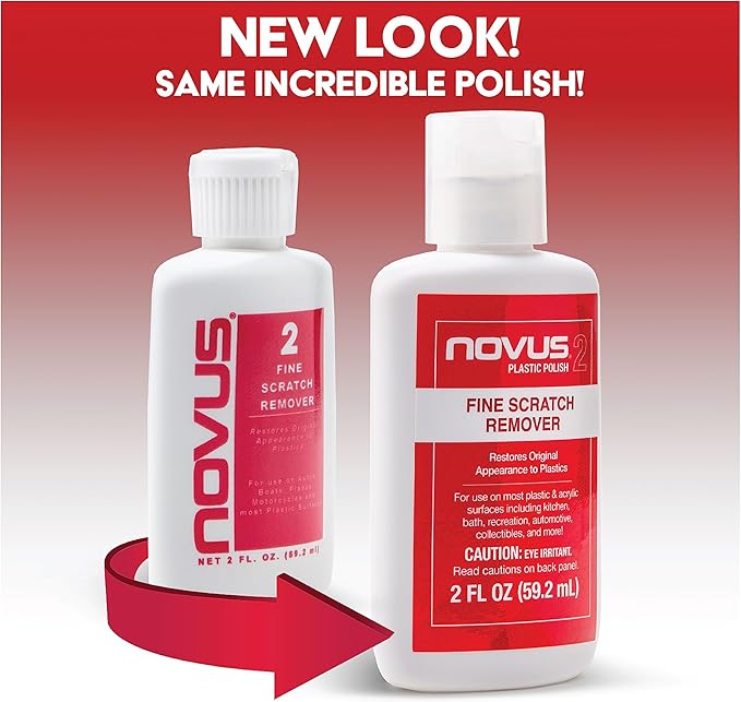 Novus 7072 | Fine Scratch Remover #2 | 64 Ounce Bottle