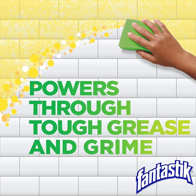Fantastic Multi Surface Degreaser 32 Fl Oz, Herbal Scent, bundled with Micro Fiber Cloth