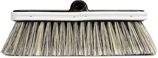 SPARTA 3646600 Flo-Thru Plastic Block Brush, Flagged Polystyrene Bristles, 2.38" Bristle Trim, 10" Length x 3" Width