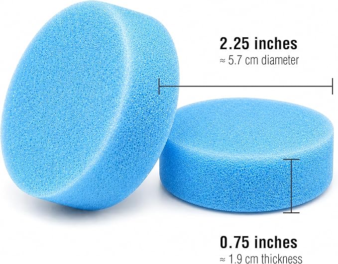Goddard's 2.25 Inch Round Sponge Applicator, Pack of 6