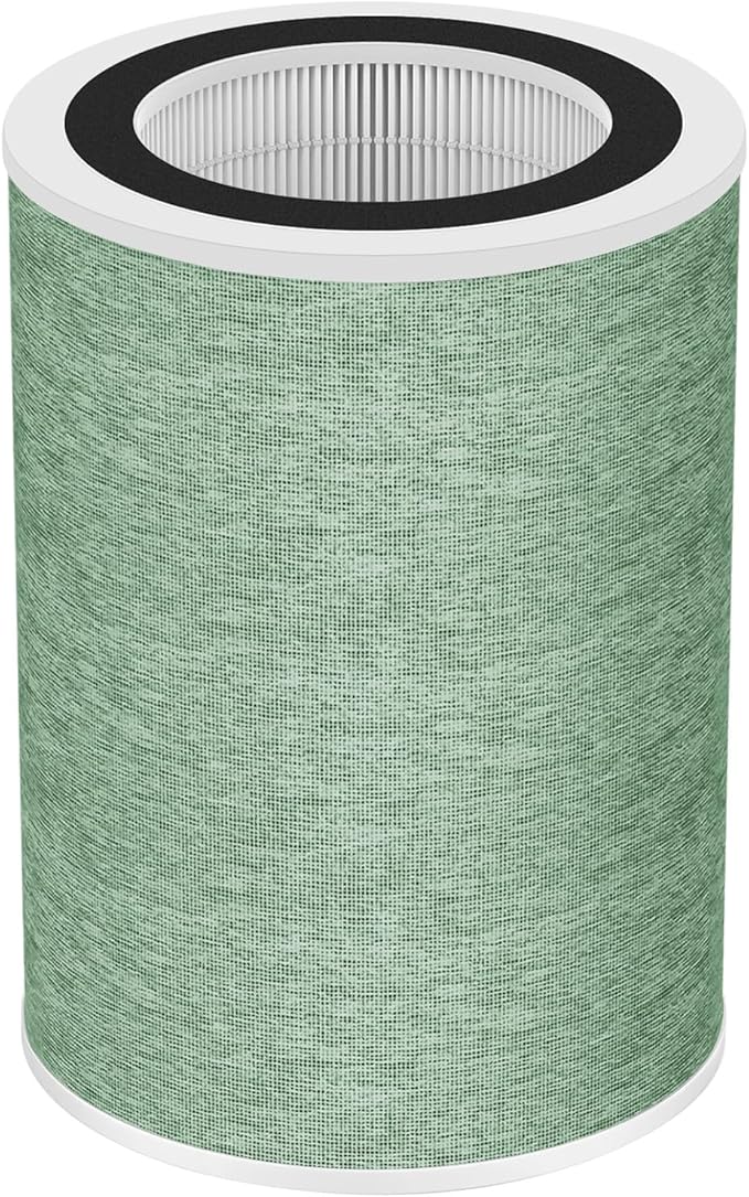 MR7566 Replacement Filter Compatible with MORENTO Air Purifier, 4-in-1 H13 True HEPA Filter for Smoke, Odors, Dust, MR7566-WF Air Filter for Home, 2-Pack