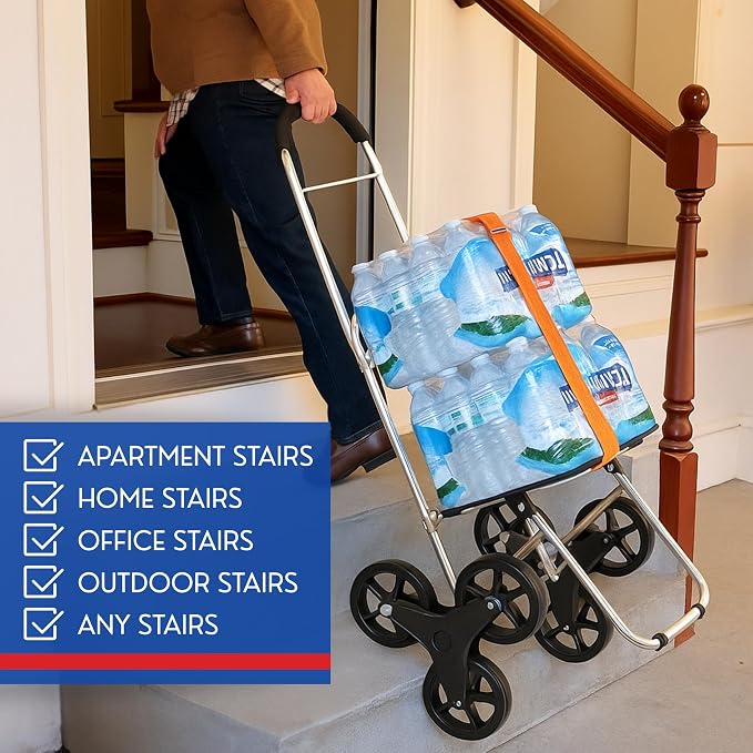 Shopping Cart, 220 lbs Capacity, Foldable Grocery Trolley with Large Bag, Laundry Utility, Adjustable Bungee Cord (Sky Blue)