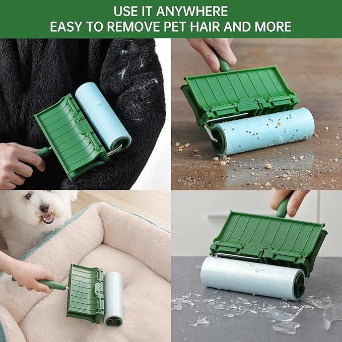 Fedicelly Lint Rollers Pet Hair Extra Sticky Furniture,Cat Dog Hair Remover Laundry Clothes Carpet,Lint Remover Brush for Couch
