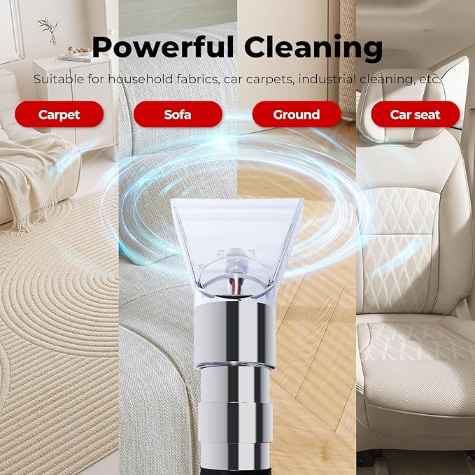Shop Vac Extractor Kit, Better Extractor Hose Kit for Carpet & Upholstery Cleaning in Home and Auto, with Wand, Hose & Adapter