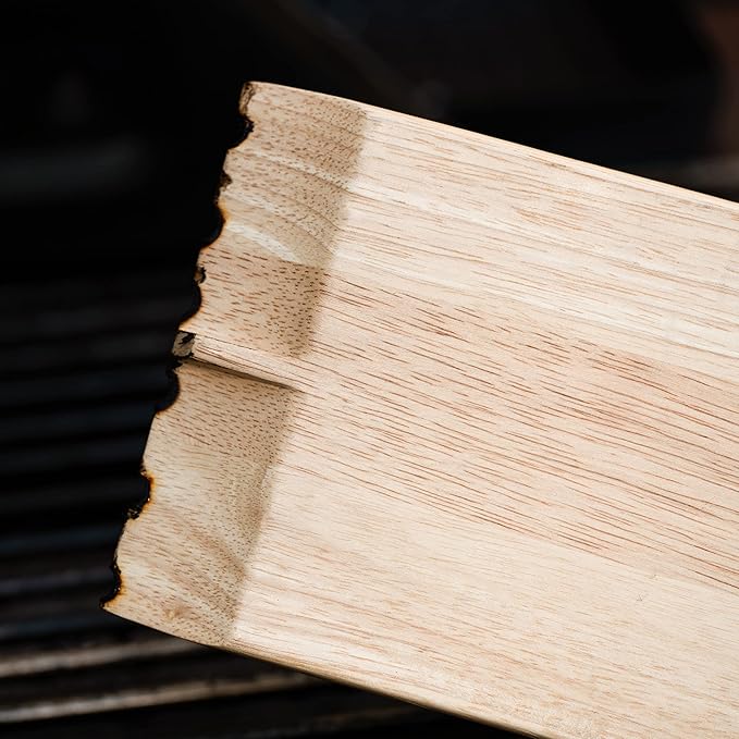 Mr. Bar-B-Q Oversized Premium Wood Grill BBQ Scraper & Brush