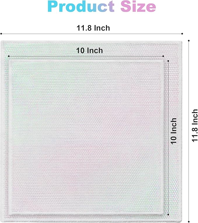 JOYMOOP Multipurpose Wire Dish Rags 10" x 10", Rainbow Laser Dish Cloths for Washing Dishes, Reusable Cleaning Cloths, Non-Scratch Wire Dishwashing Rags for Dishes, Glass, Stainless Steel - 5 Pack