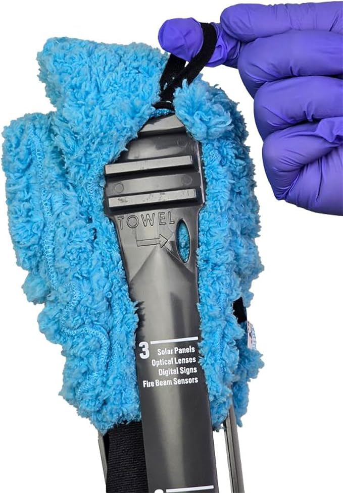 Replaceable Anti-Static Microfiber Cleaning Mitts for the DomeWizard Camera Cleaning Tool.