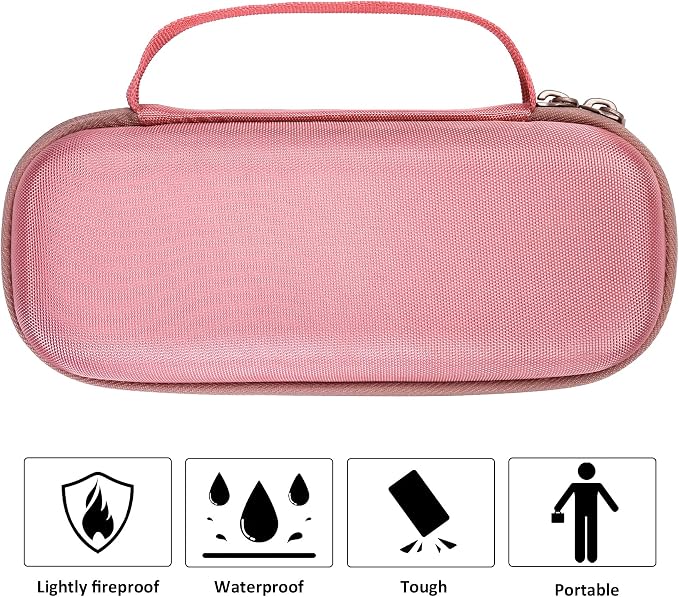co2CREA Hard Case + Adjustable Monut Strap Bundle for Pure Enrichment PureZone Mini Portable Air Purifier – Protective Carrying Case with Multi-Purpose Mount for Car, School & Office Use