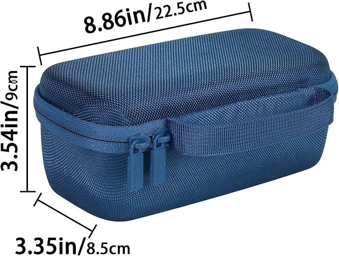 co2CREA Hard Case + Adjustable Monut Strap Bundle for Pure Enrichment PureZone Mini Portable Air Purifier – Protective Carrying Case with Multi-Purpose Mount for Car, School & Office Use